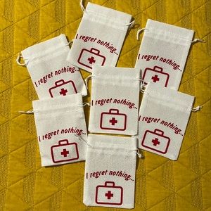 Party/bachelorette emergency kit bags